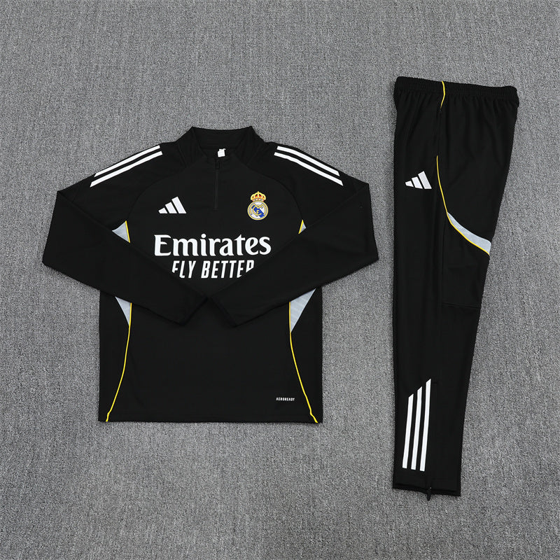 2025/2026 REAL MADRID BLACK TRACKSUIT