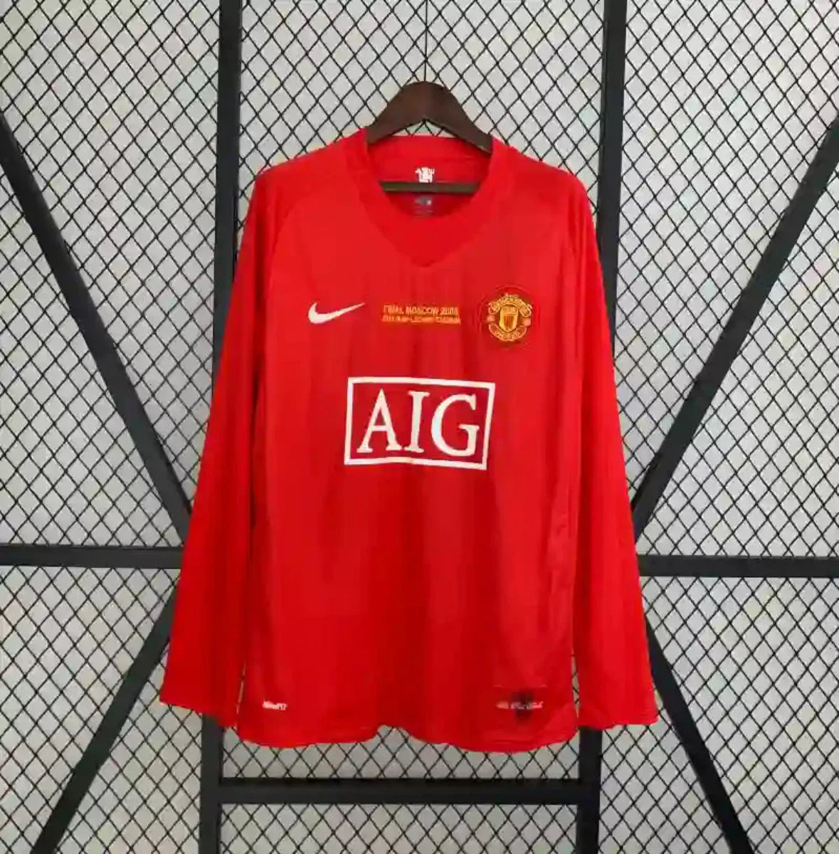 MANCHESTER UNITED FC CLASSIC LONG SLEEVE SHIRT 2007-08