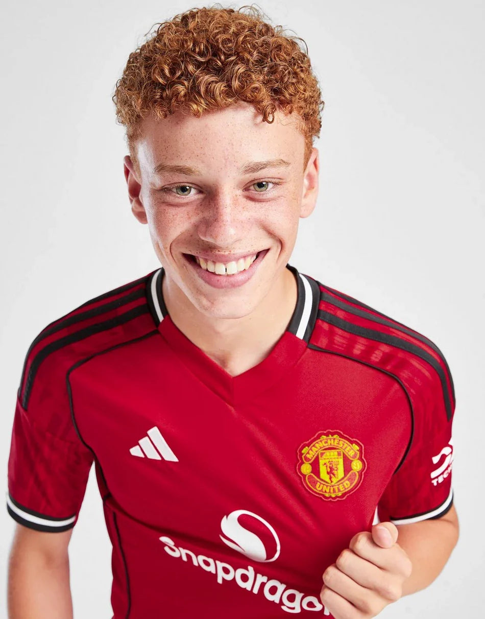 MANCHESTER UNITED FC 2025/26 HOME SHIRT JUNIOR